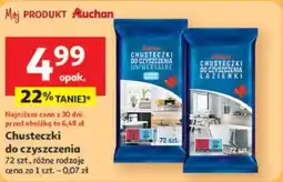 Auchan Chusteczki do czyszczenia oferta