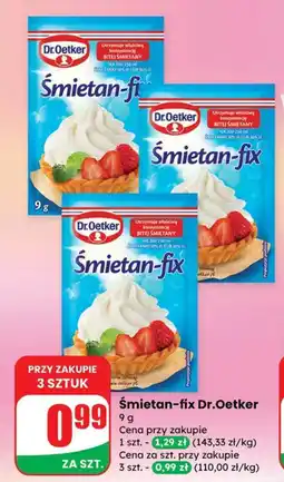Dino Śmietan-fix Dr.Oetker oferta