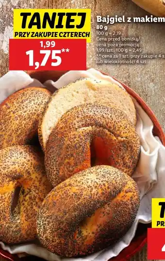 Lidl Bajgiel z makiem Lidl oferta