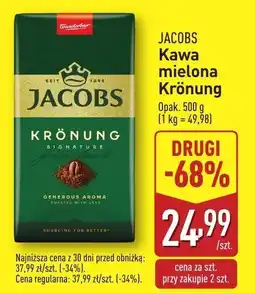 ALDI Kawa mielona Jacobs Kronung oferta