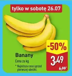 ALDI Banany 1 kg Aldi oferta