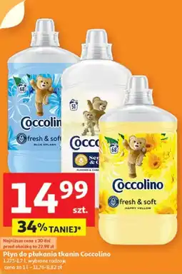 Auchan Płyn do płukania tkanin Coccolino oferta