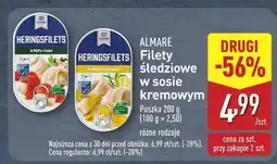 ALDI Filety śledziowe w sosie kremowym Almare oferta
