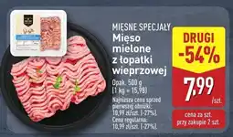 ALDI Mięso mielone z łopatki wieprzowej Mięsne Specjały oferta