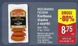 ALDI Kiełbasa śląska z szynki Wędliniarnia Premium oferta