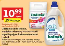 Auchan Odplamiacz do tkanin, wybielacz tlenowy lub chusteczki zapobiegające farbowaniu ubrań Ludwik oferta