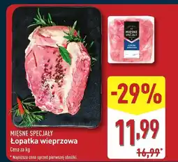 ALDI Łopatka wieprzowa Mięsne Specjały oferta