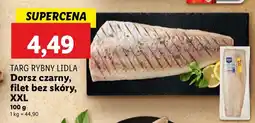 Lidl Dorsz czarny filet bez skóry XXL Targ Rybny Lidla oferta