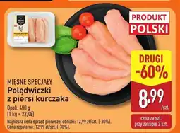 ALDI Polędwiczki z piersi kurczaka Mięsne Specjały oferta