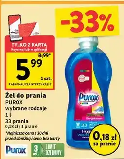 Intermarche Żel do prania color Purox oferta