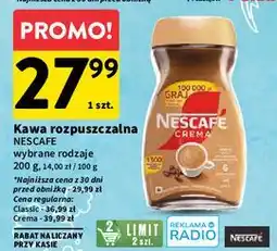 Intermarche Kawa Nescafe Classic oferta