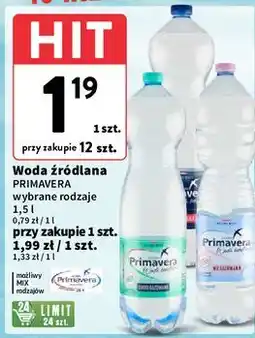 Intermarche Woda lekko gazowana Primavera oferta