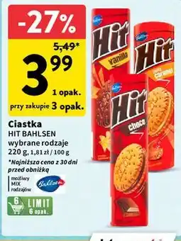 Intermarche Ciastka słony karmel Hit oferta