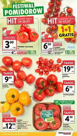 Intermarche Pomidory cherry polska oferta