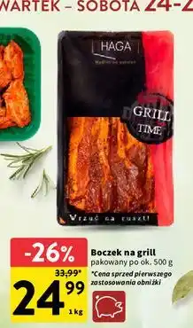 Intermarche Boczek na grilla Haga oferta