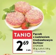 Intermarche Pączek z nadzieniem truskawkowym Stokson oferta