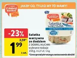 Intermarche Sałatka warzywna śledziowa łagodna Z Dobrej Kuchni oferta