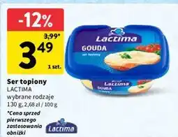 Intermarche Ser topiony gouda - pudełko Lactima oferta