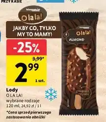 Intermarche Lód almond O La La! oferta
