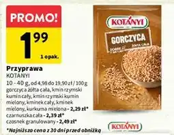 Intermarche Czosnek granulowany Kotanyi oferta