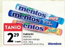 Intermarche Dropsy strong mint Mentos Classic oferta