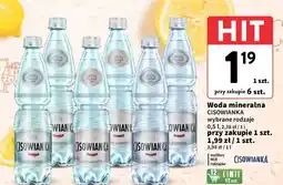 Intermarche Woda lekko gazowana Cisowianka oferta