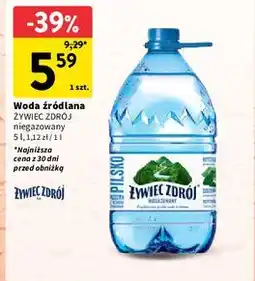Intermarche Woda niegazowana Żywiec Zdrój oferta