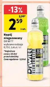 Intermarche Napój izotoniczny cytryna Dr Witt oferta