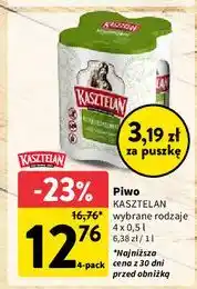 Intermarche Piwo Kasztelan Niepasteryzowane oferta