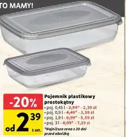 Intermarche Pojemnik do przechowywania żywności 3 l Domedia oferta