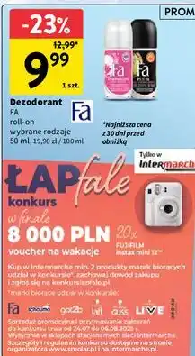 Intermarche Dezodorant Fa Pink Passion oferta