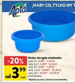 Intermarche Miska okrągła 20 l Apta oferta