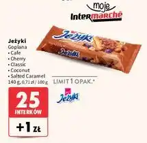 Intermarche Ciastka słony karmel Jeżyki oferta