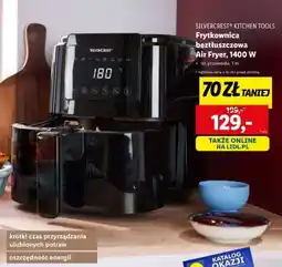 Lidl SilverCrest Frytkownica beztłuszczowa Air Fryer 1400 W oferta