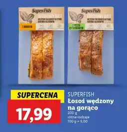 Lidl SUPERFISH Łosoś wędzony na gorąco oferta