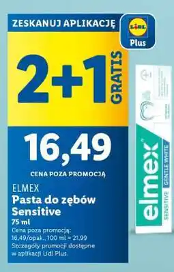Lidl Elmex Pasta do zębów Sensitive oferta