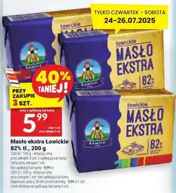 Twój Market Masło ekstra Łowickie 82% tł oferta