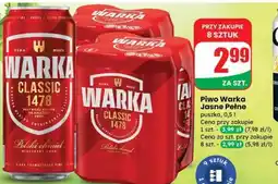 Dino Piwo Warka Jasne Pełne oferta