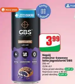 Dino Napój mleczno-kawowy latte jagodzianki GBS oferta