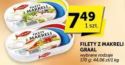 Groszek Filety z makreli Graal wybrane rodzaje oferta