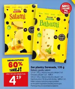 Twój Market Ser plastry Serenada Salami, 135 g oferta