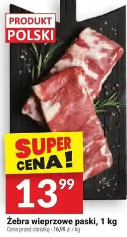 Twój Market Żebra wieprzowe paski Twój Market oferta