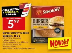 Twój Market Burger wołowy w bułce Sokołów oferta