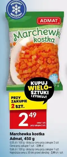Twój Market Marchewka kostka mrożona Admat oferta