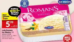 Twój Market Lody Romans waniliowe Ice-Mastry oferta