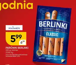 Chata Polska Parówki Berlinki Classic Animex oferta