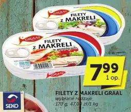 Groszek Filety z makreli Graal oferta