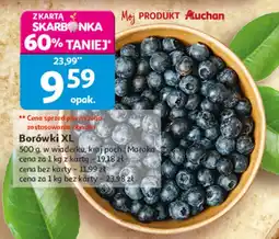 Auchan Borówki XL Auchan oferta