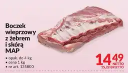 Makro Boczek wieprzowy z żebrem i skórą MAP Makro oferta