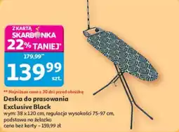 Auchan Deska do prasowania Exclusive Black oferta